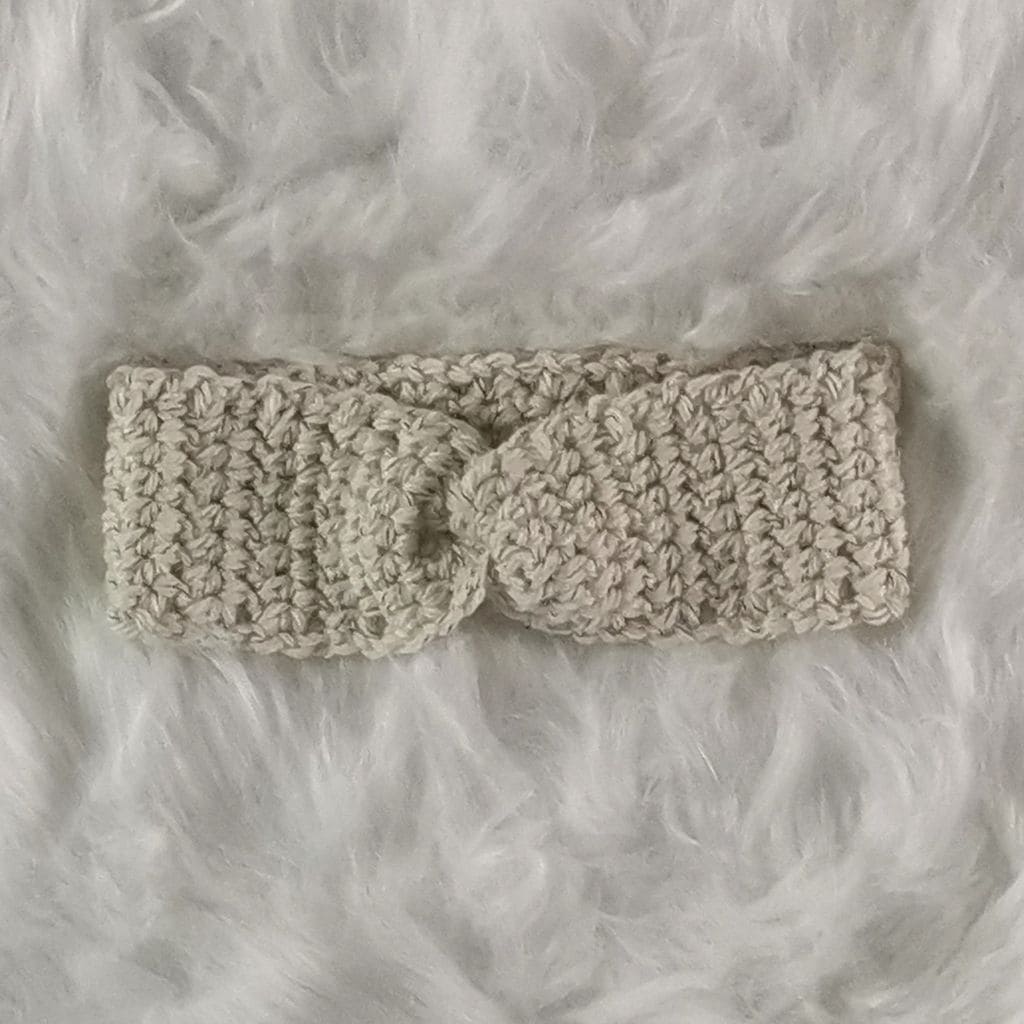 Bandeau réfléchissant écru